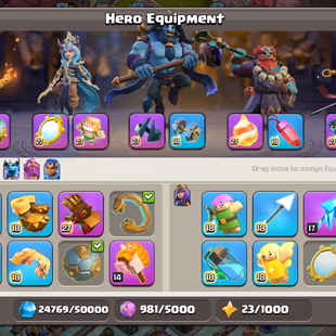 🌟PREMIUM TH 18 NEAR MAX🌟YEAR OF THE HORSE FULL SET | BASE FULL MAX | 9 EPIC EQUIPMENT MAX | 5400 WAR STAR | 3 SCENERY  - Image 7