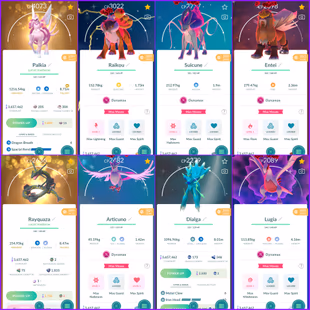 Level 70 Insane Collection | Crazy Rare Shiny Special BGs & Costumes | 1900 Pokemons | 550 Shiny & 700 Legendary - Image 4