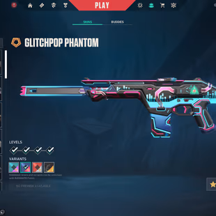 EU | 18 Skins | Araxys Vandal | Glitchpop Phantom | Gravitational Spectre | 8.6K VP Spent | Unranked - Image 4