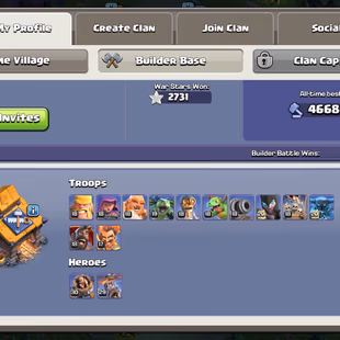 🎄2400 WAR STAR🎄TH 15 NEAR MAX ACCOUNT| HERO 82-86-53-60-34-3| 6 EPIC Equipment | GOOD BUILDER BASE | HERO SKIN MAGIC I - Image 8