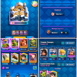 Rare Cr |32 Evolutions | 50 Elites | 114 Max | 10.5K Trophies | XP 70 | KT 15 | 20 KT Skins | 207 Rare Emotes | NC Ready - Image 2