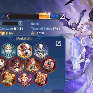 All Platform - Lv 488 - Vip 10 - SV 70378 - Power 8785M - 110 Awakened - 15 Skins Epic - 11 UR - 17k Gems - Image 3