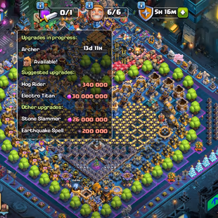 TH18 SUPER RARE 🌟 FULLY DECORATED | 33/35 EQUIPMENTS MAX 🌟 LEVEL 277 | 4300 WAR STARS | DRAGON SKIN SET | INSTANT  - Image 3