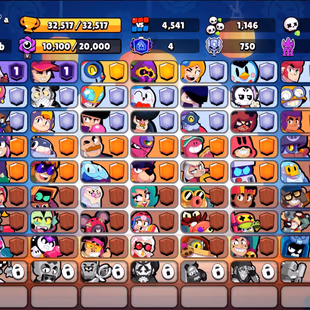 177 SKINS | 32.500 TROPHIES | 88 BRAWLERS | 12 HYPERCHARGE | 25 MAX | 4 PRESTIGE | 14 BUFFIES - Image 3