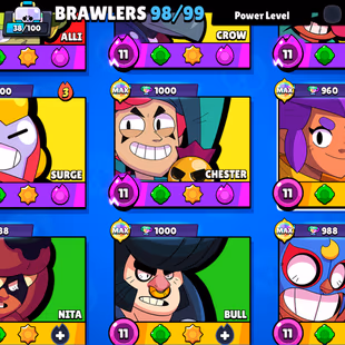 🎄 RARE-STAR SHELLY 🎄 52.4K TROPHY | 99/98 BRAWLER | 25X MAX | 15X HYPER | 180X SKINS | OLD PINT | DELIVERY INSTANTLY  - Image 6