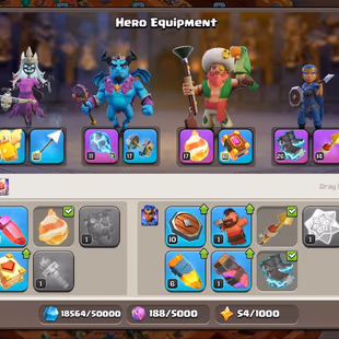 💎EPIC💎LEGENDARY TH16 SEMI MAX | EPIC EQUIPMENTS | 4 SCENERY | 8 HEROS SKIN | MAGIC ITEMS | INSTANT DELIVERY - Image 2