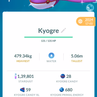 🔥SHINY LEGENDARY GROUDON KYOGRE💎MEWTWO - 2021 YEAR - LUCKY 2019 GLISCOR - 114 SHINY 54 LEGENDARY - LVL 46 - AVAILABLE  - Image 1