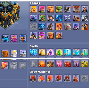 🔥[AT]🔥 Th17 LITERALLY MAX ACCOUNT || ALMOST MAXED HEROES(93-96-65-75-49) || ALMOST MAX PROFILE || 500 GEMS NAME CHANGE - Image 2