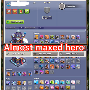 8]🎁 20 EQUIPMENTS  4702 GEMS 💎 LOADED  500 RENAME 371 STARRY ORE (HIGH) DECENT TH15 GOOD LVL HEROES  BH 7 FASTEST - Image 3