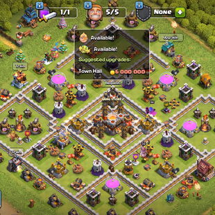 ||TH11 FULLY MAXED||GEM:1884||CWL MEDEL:333||HEROES:50-50-30-20||EPIC:SB:7-FB:6||PARTY QUEEN||LEVEL:101||RENAME YES - Image 1
