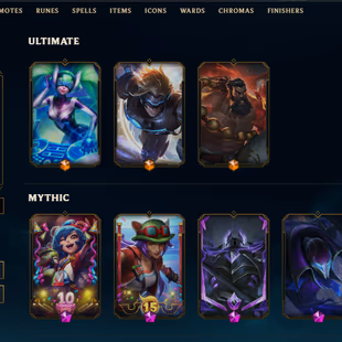 SEVER [ NA ] - 576 LVL  - GOLD LAST RANK - 295 SKINS - FULL CHAMP [ 364639 BE - 66 RP ] - FULL ACCESS (110 MYTHIC ESSES) - Image 3
