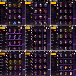  Rare Free Fire Account 🔥 Techno Emote 🔥 Bomb Emote  | OG Skins & Items - Image 5