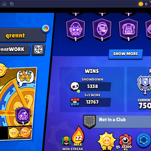 FURIOUS FANG | 385 SKINS | 71.800 TROPHY | 100 BRAWLERS | 53 HYPERCHARGED | 57 MAXED BRAWLERS | 39 PRESTIGE - Image 6