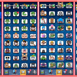 💎 (CHEAPEST) 93 ELITE CARDS 36 EVOLUTIONS 🍓 20 TOWER SKINS 12000 TROPHIES RARE CRYING GHOST EMPEROR KING FULL ACCESS - Image 5