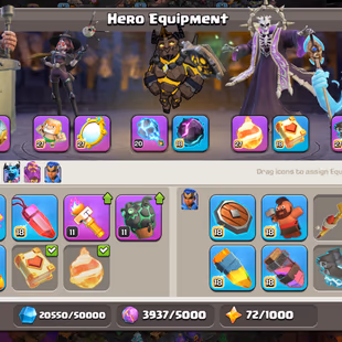 🌟BEST OFFER | TH-18 125 WALS MAXED🌟FULL MAX DEFENCE | HERO 102-105-83-80-55 | 7x EPIC EQUIPMENT MAXED | RARE HERO SKIN - Image 7