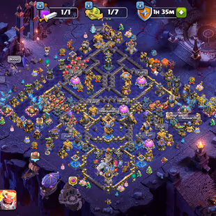 🔥WORLD RAREST ACCOUNT NEW HERO MAX🔥CRAFT STATION MAXED [TH18] MAX || DEF/HERO/WALLS MAX || 2 TROPS LEFT || 12 EPIC MAX - Image 1