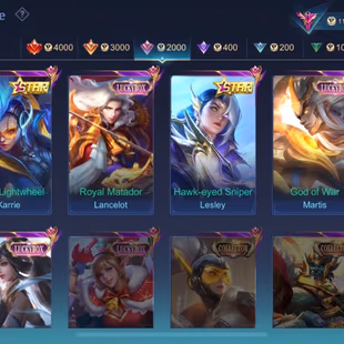 Flash Sale Exalted Col III-350 Skins-Freya Legend-Exo Hayabusa-Eren AOT-Angela Aspirant-2 Colector-Epic Recall-Max Emble - Image 7