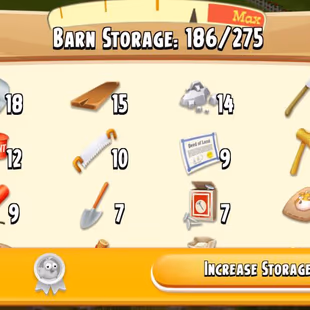 🔥[DG-1] LEVEL 29  186  BARN   211 SILO |  18280 COINS | STORED DECORATION | RENAME AVAILABLE | INSTANT DELIVERY - Image 5