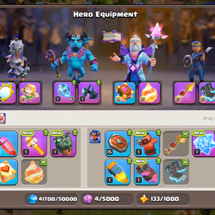 🔥21025 Gems🔥 || Th18 || All 15 Epic Equipment || Heroes 85-86-43-60-30 || 1117 Cwl Medals || Nc 500 Gems || 6 Buulders - Image 5