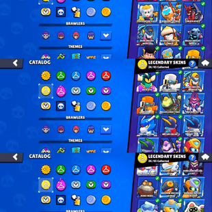 🌟112K HIGHEST TROPHY|100K CURRENT|🌟1 LEGACY R-35 BRAWLER|12 PRESRIGE|87 MAX|62 HYPER|510 SKINS|24 LEGENDARY| - Image 5