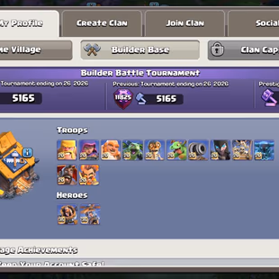 🔥TH 18 NEAR MAX🔥BK 100 AQ 100 MP 64 GW 63 RC 50 || GOOD HERO EQUIPMENT || FREE NAME CHANGE || 8 HERO SKIN - Image 8