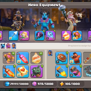 🔥TOWNHALL 16 MAX 💎 13 EPIC EQUIPMENT - 95-95-72-70-45 HERO - SCENERY -3273 GEM - RENAME 1K - INSTANT AVAILABLE  - Image 4