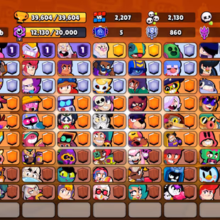 240 SKINS | 39.600 TROPHIES | 101 BRAWLERS | 11 HYPERCHARGE | 16 MAX | 5 PRESTIGE | 11 BUFFIES - Image 4