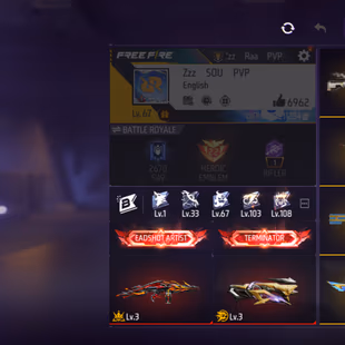 X184|Lvl 67|60 CHARACTER|OLD MAN'S MASK|248 COSTUME(27 MYTHIC)|337 WEAPON(2 EVO+51 MYTHIC)|CORROSION P90 LVL 3|COLOSSUS  - Image 3