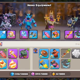 Th18 Almost Max | [6-Hero Maxed] | [Blacksmith [14-Epic Almost Max] | Wall Max Full |  Defence Max | XP-241 | NC-Yes | B - Image 6