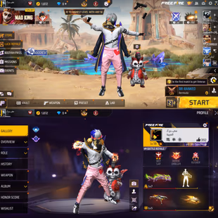 iOS/Android - Server MENA - Level 58 - Set 49 - Emote 19 - Weapon 141 -Artifact 2 - Mythic 23 - Epic 37 - Code1470 - Image 3