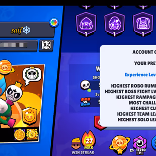Change iD | 48K Billing⚡ | 71K Trophies | 97Brawler | 61Maxed🌟 | 51Hayper | OG Skins & Pins | The More... - Image 3