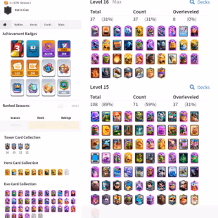 Lvl 82 [Lvl 16 Card 38x] | 9-Heros-Card Collection | 39-All Evolved-Almost | 108-Elite-Card | Rare Ultimate Champions  - Image 1