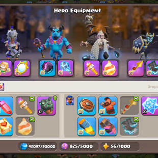 LEGEND RANK🔥TH18 MAX TYPE🔥32 EQUIPMENT MAX! 257-XP NC-500! SB/MX SnB/MX MM/MX AF/MX MS/MX HT/MX FB/MX RS/MX EB/MX - Image 8