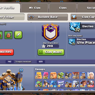 💙 RAREST 6 HEROES MAX💙 | TH-18 MAX | 10X EPIC MAX | 2 EPIC 23 | ALL 3 HELPER MAXED | 9300 GEMS | MAX DEFENCE ND WALLS - Image 3