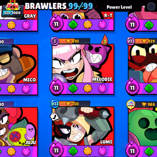 RARE-OLD SKINS 🎄 81.4K TROPHY 🎄 99/99 BRAWLER | 70X MAX | 42X HYPER | 370X SKINS | 132X EPIC SKINS | DELIVERY INSTANT - Image 7