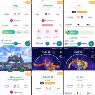 🔥16 TRADABLE SHINY LEGENDARY💎SHINY SBG GMAX GRIMMSNARL [] SL DMAX LUGIA [] 203 LEG [] 77 SHINY [] LOCATION NAGASAKI BG - Image 3