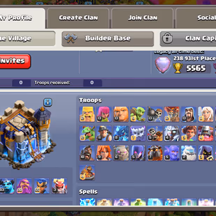 🔥TH 18 NEAR MAX🔥XP 239-HERO 105-102-83-80-55-[ 5 EPIC EQUIPMENT MAX-DEFENSE ALMOST MAX-NC 500-BEST DEAL - Image 3