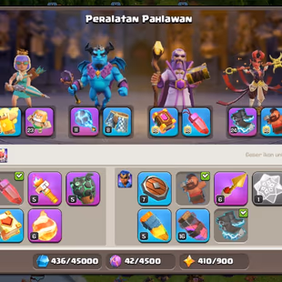 [CHEAPEST] TH17 DONATION | XP205 | HERO 91-95-53-63-44-2 | NICE EQUIPMENT | INSTANT DELIVERY | - Image 2