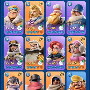 State 2369 - (2 in 1) - GOOD PET -  VIP 8 - 242M & 37M Power  - 3 Avatar Frame - 1 Marching -  T10 Troop - Furnace 5 - M - Image 2