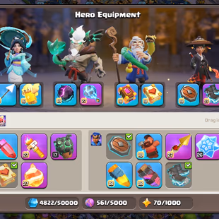 TH18 SUPER RARE 🌟 FULLY DECORATED 🌟 34 EQUIPMENT MAX | LEGENDARY SNAKE SET | MAX DEFENSE | ALMOST MAX HEROS | INSTANT - Image 8