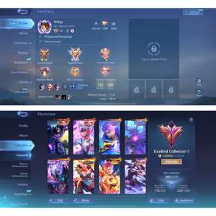 MOONTON | LV 128 | ⭐EX IMO 445 | WR 79 - HIGH WR HEROES🏆 | LEGENDS ALUCARD & FREYA - 2X NEXUS SEA | HERO 131 | SKIN 388 - Image 1