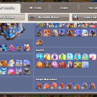 TH18 BASE-MAX! LEGEND RANK PROFILE!! 260-XP GG/MAX SB/MAX SnB/MAX FA/MAX AF/MAX MM/23 MS/MAX FB/MAX RS/23 EB/MAX DC - Image 6