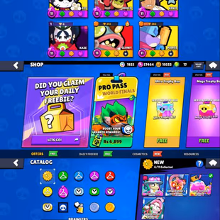 🔥108K HIGHEST TROPHY|🌟FULL MAX ACCOUNT|MYTHIC 1|99 MAX|97 HYPER|19K COINS|430 SKINS|102 RARE|163 EPIC|OLD BRAWL PASSES - Image 2