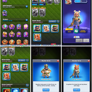 ROYAL GIANT CONFETTI RAINBOW PRINCE STACKED KT LEVEL 15 (72) | 20 EVO | 121 CARDS | 13x LVL 16 MAX | 16x LVL 15 - Image 8