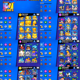 91k TROPHIES | RAREST STAR SHELLY | 42 BUFFIES | 100 MAX POWER BRAWLER | 98 HYPERCHARGE | 330 SKIN | RENAME FREE | - Image 6