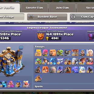 Th18 Almost Max | [6-Hero Maxed] | [Blacksmith [14-Epic Almost Max] | Wall Max Full |  Defence Max | XP-241 | NC-Yes | B - Image 3