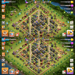 🔥35541 GEMS🔥TH-17 NEAR MAX! XP-209! HEROES:-90-100-75-71-47-12! 11X PETS! MAX DEFENSE! FAST DELIVERY - Image 1