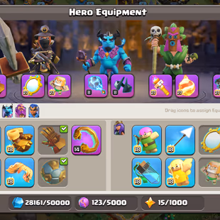 Th18 | Hero-101-101-80-55 | Equipment-8-Epic Max | Wall Defns Almost Max | XP- 253 | NC-Yes | BEST-DEAL - Image 5