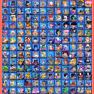 86K TROPHIES || 102/102 BRAWLERS || 36 MAX || 36 HYPERCHARGED || 27 BUFFIES || 328 SKINS || 332 GEMS || 48K BLINGS - Image 6