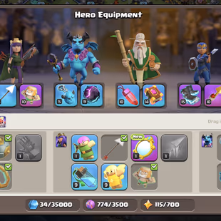 || Xp 109 th 13 account|| Royal champion max|| 9 epic equipment|| Name change free || Cwl medel 220|| - Image 8